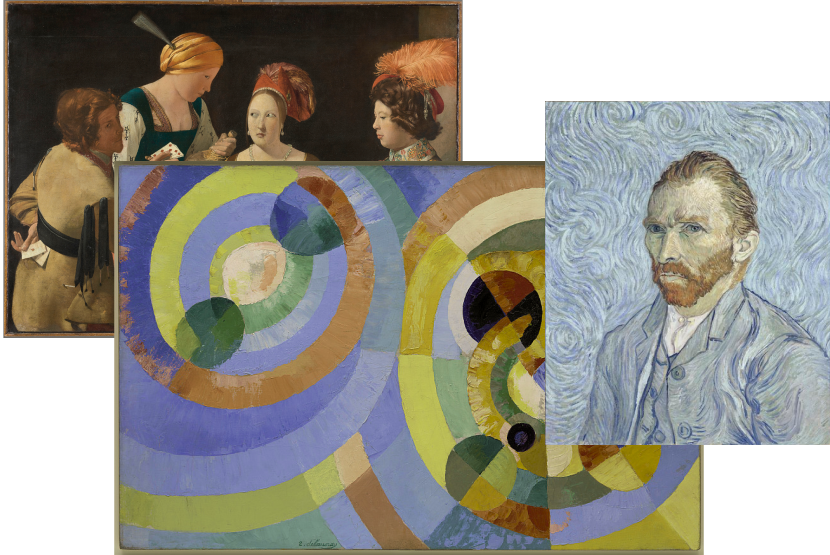 Artify - Artothèque 3 oeuvres - Georges de La Tour - Robert Delaunay - Vincent Van Gogh