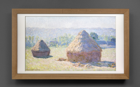 Artify - Tableau d'art connecté présentant les meules de Claude Monet