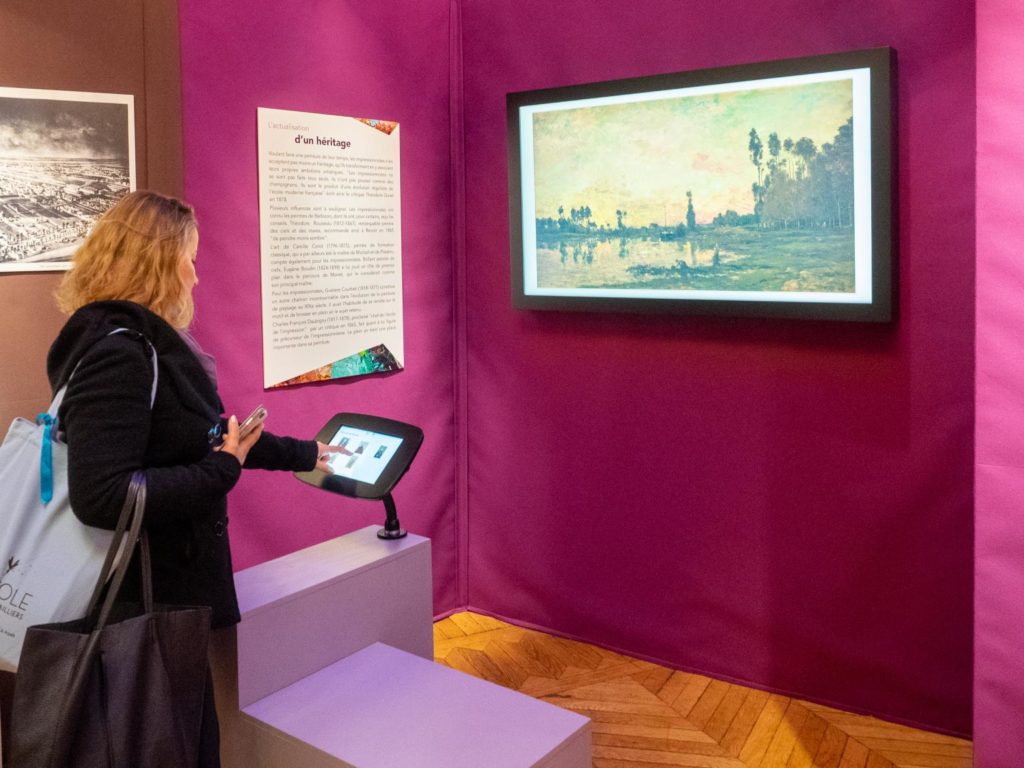 Artify - Exposition d'art "Levallois au temps des impressionnistes" -Tableau d'art connecté