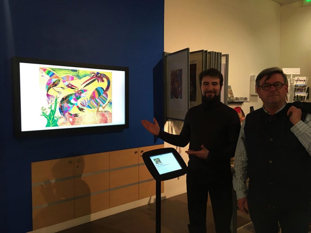 Artify - Inauguration du Musée d'Art Naïf et d'Arts Singuliers à Laval avec notre tableau d'art connecté