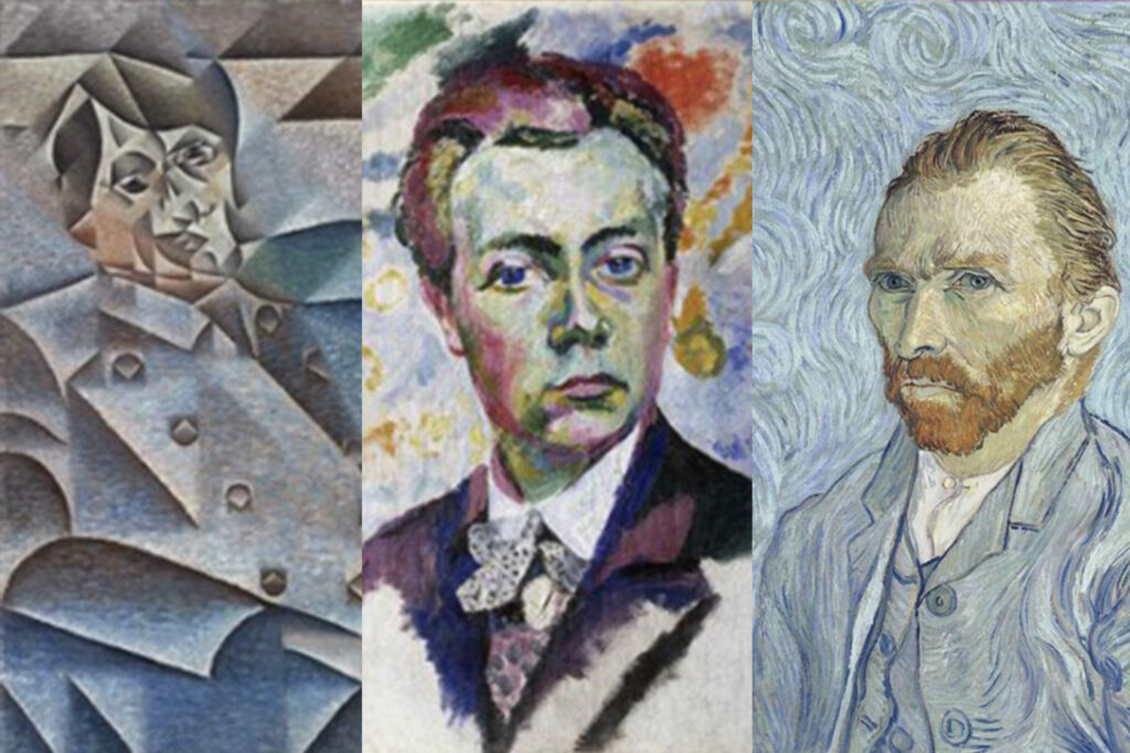Artify - Oeuvres utilisées pour réaliser l'expérience du photobooth - Intelligence artificielle - Juan Gris - Robert Delaunay - Vincent Van Gogh