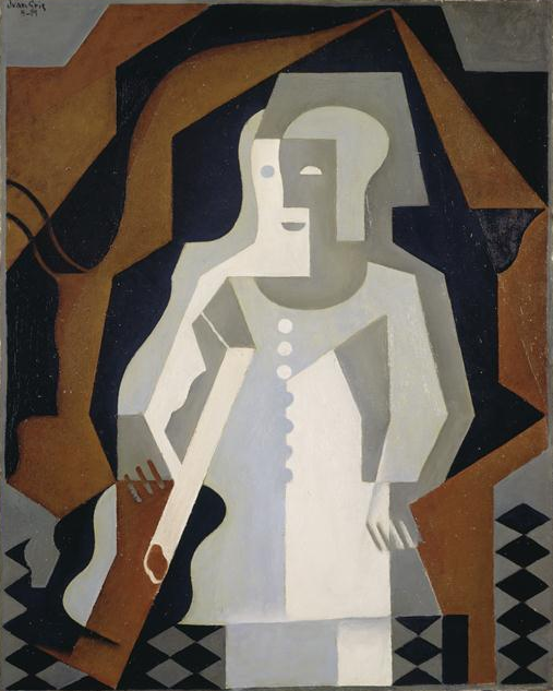 Juan Gris - Pierrot à la guitare